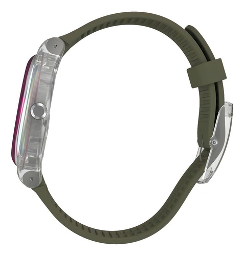 Pulseira de relógio Swatch Polarmy Suok714 cor verde