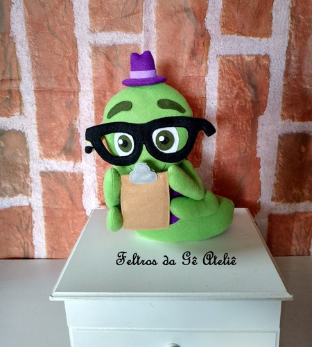 Mundo Bita - Mr. Plot Em Feltro - Decoração De Festa