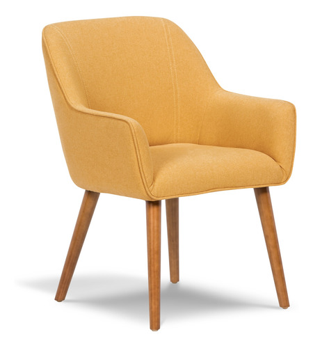 Imagen 1 de 9 de Rosen Poltrona Matildatela Amarilla