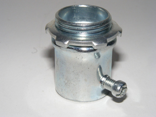 Conector Pared Delgada Galvanizado De 19mm-3/4 Pulg (10pzas) (Usado)