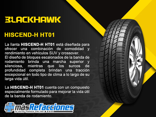 2) Llantas 265/70r17 Blackhawk Hiscend-h Ht01 115t