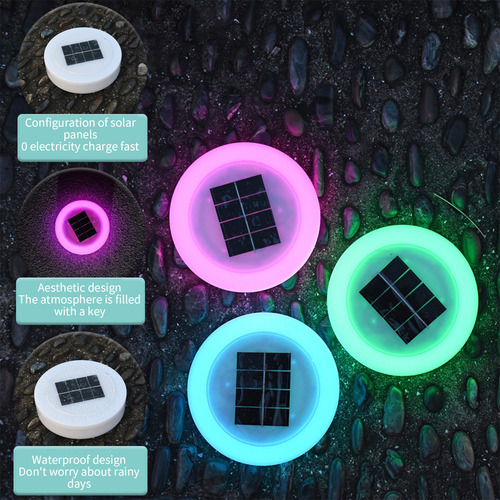 Luces Flotantes Solares Al Aire Libre Para Jardines, Piscina