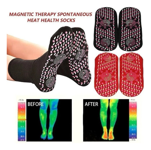 Calcetines Cortos Autocalentables Unisex Para Deportes De Es