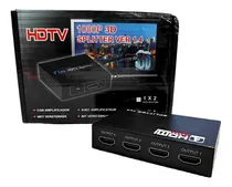 Comprar Splitter Hdmi 1 A 4 Divisor De Señal Amplificador Conecta 4 