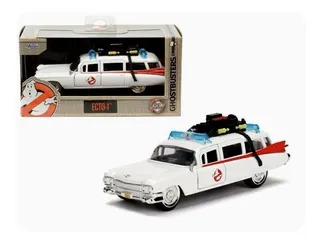 auto cazafantasmas precio Jada 1:32 - 1959 Cazafantasmas Ecto-1 Ambulancia Cadillac