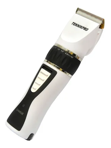 Cortadora De Pelo Profesional Teknikpro Black White Local