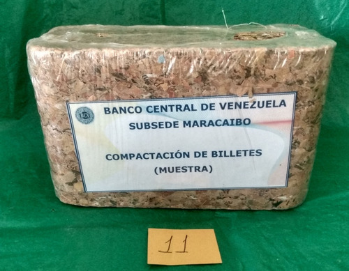 Briquetas Bloques De Billetes De Venezuela Bcv Mediana C11