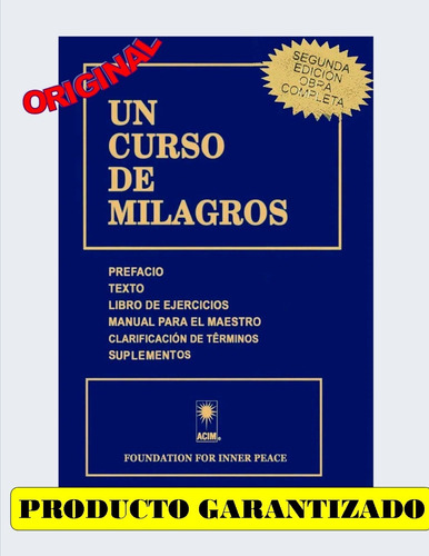 Imagen 1 de 7 de Un Curso De Milagros