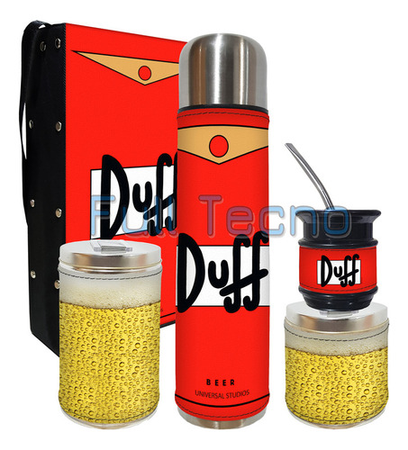 Set Matero 5 Piezas Abmnty Cerveza Duff Excelente Calidad