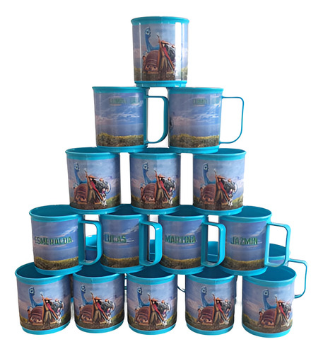 Tazas Plásticas Personalizadas Raya Y El Ultimo Dragon