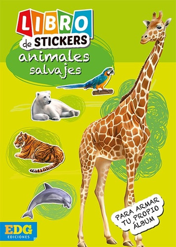Libro De Stickers Animales Salvajes