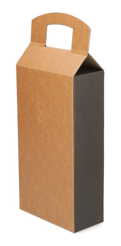5 Cajas Bolsa Regalo Giftbox 2 Botellas (gp) 18x8,5x36cm Bap
