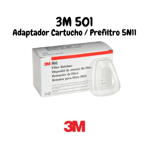 Retenedor 3m 501 P/prefiltro 5n11 Serie 6000 /pack X 4 U