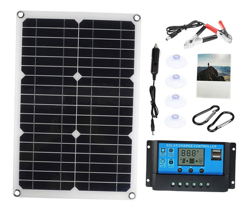 Cargador De Batería 100 Watt 12 Volt Sistema 60a Controller