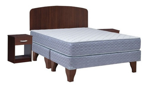 Imagen 1 de 5 de Cama 2 Plazas Bs Apolo Black Celta + Set Asturias