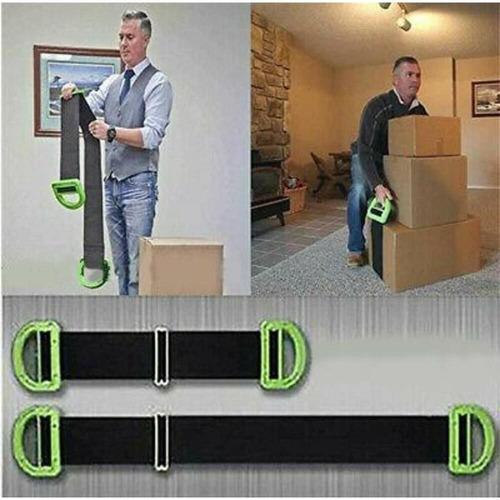 Imagem 2 de 3 de Cinto Para Transporte De Moveis Caixas Mudanças Carrinho De