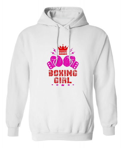 Sudadera Con Gorro Boxing Girl Queen