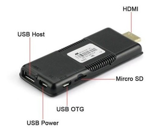Imagen 3 de 6 de Mini Teclado Mouse Inalambricor Y Mini Pc Android 4.4 1/8gb
