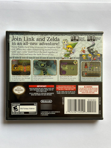 Zelda Spirit Tracks Ds Sellado (Usado)