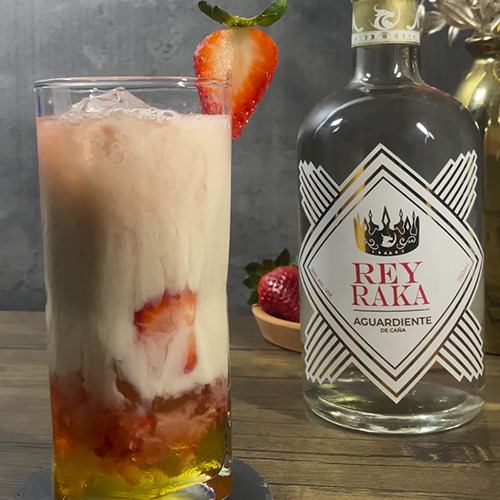 Aguardiente Sabor Mango Rey Raka