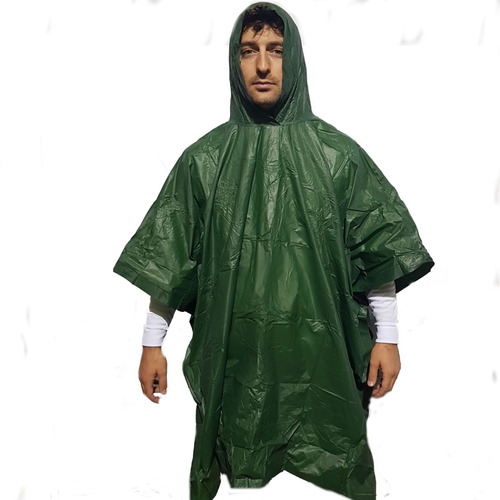 Poncho De Emergencia Pvc Para La Lluvia - Modelo Tango - 