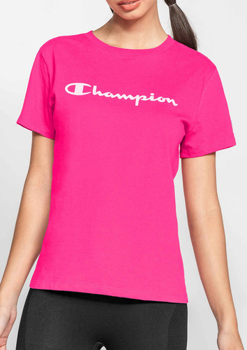 Playera Champion Para Mujer Transpirable Rosa