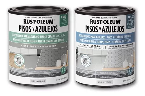 Pintura Para Pisos Azulejos Y Cerámicos 2 Pasos Rust Oleum