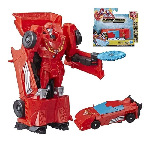 Boneco Hot Rod 10 Cm - Transformers Cyberverse Hasbro E3522
