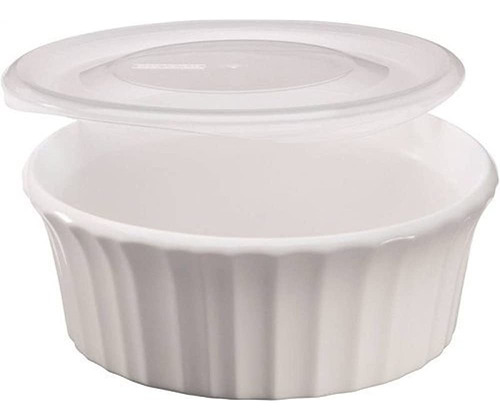 Plato Para Hornear Frances Blanco 16oz Por Corningware