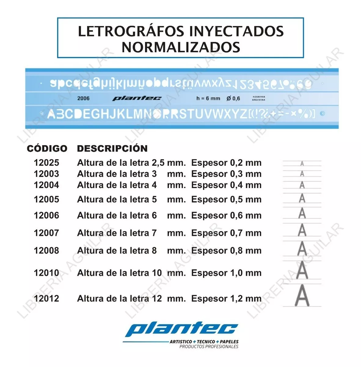 Tercera imagen para búsqueda de letrografo plantec