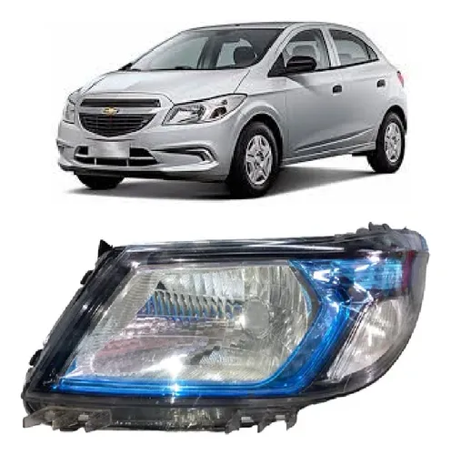 comprar Optica Izq. Chevrolet Onix\u002Fprisma C\u002Fmold. Azul 2013\u002F18 Orig
