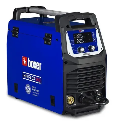 Maquina De Solda Inversora Mig Flex 160a Boxer Cor Azul
