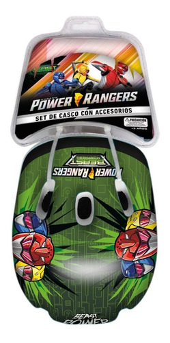 Set Casco, Rodilleras Y Coderas Power Ranger - Hasbro