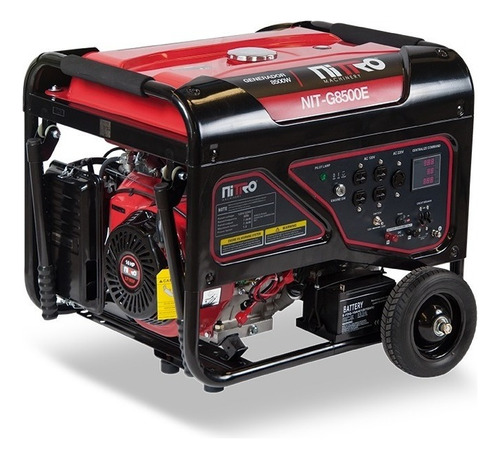 Generador portátil Nitro NIT-G8500E 8000W con tecnología AVR 110V/220V