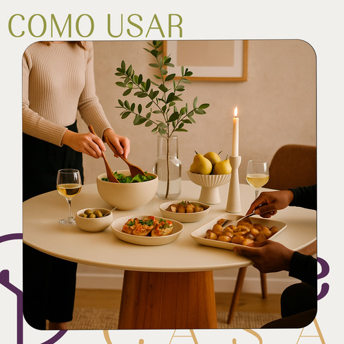 Mesa Jantar Cone Verniz Tampo Redondo Laca Com Vidro 135cm
