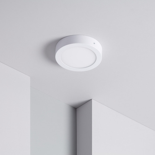 Imagen 3 de 8 de Panel Led Sobreponer 12w Con Difusor 100% Aluminio.