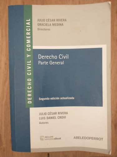 Derecho Civil, Parte General - Rivera Y Medina