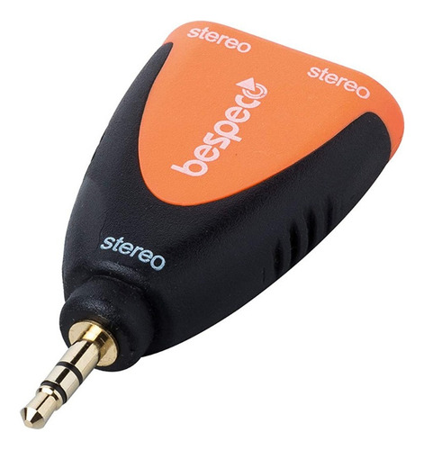 Adaptador Estereo 2 Jack 1/8 A 1 Plug 1/8 Bespeco Slad225