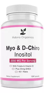 Myo Inositol 2050mg Myo & D-chiro 120 Cápsulas Orgánico