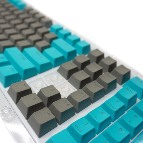 Imagen 2 de 2 de Keycaps Set Color Celeste + Gris