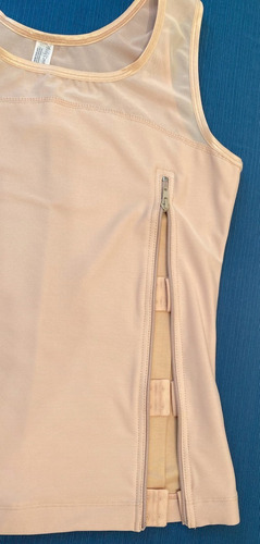 Imagen 5 de 7 de Faja Musculosa Camiseta Hombre Con Cierre Body Control 2202