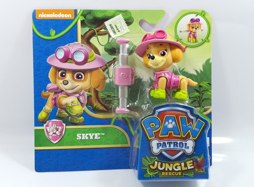 Paw Patrol Jungle Rescue Figura Articulada Con Accesorios