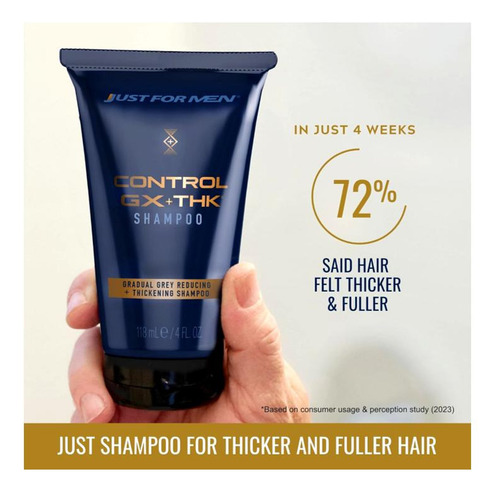 Shampoo Control Gx+ Tht Espessantepara Cabelos Ralos 118 Ml