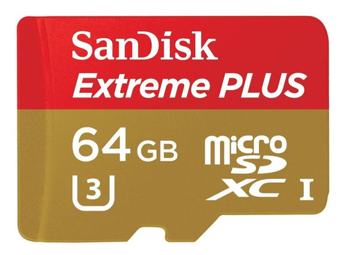 Cartão de memória SanDisk SDSDQX-064G-U46A  Extreme Plus 64GB
