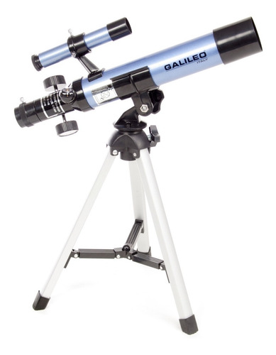 Imagen 1 de 6 de Telescopio Refractor F400x40 Con Trípode Galileo Italy Full