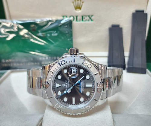 Reloj Yacht M. Acero Eta Suizo Grabado 41 Mm Automatic Acero Acerro Mate Gris Oscuro (Usado)