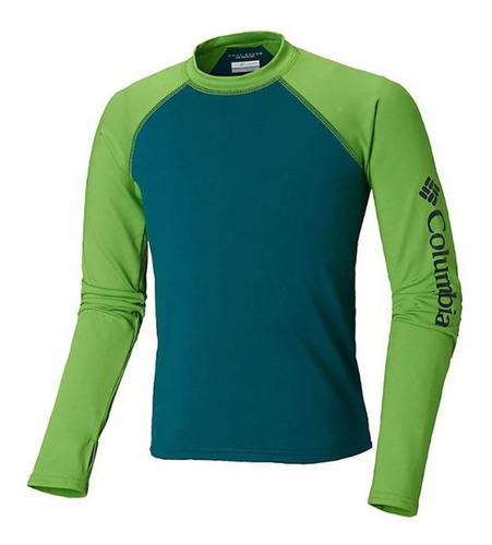 Remera Protección Uv Lycra Niños Columbia Sandy Shores P°