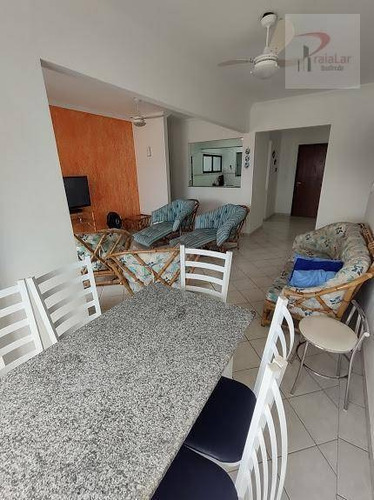 Apartamento Com 3 Dormitórios 1 Suíte, Terraço Com Churrasqueira, Prédio Frente Mar, Aceita Financiamento, À Venda, 110 M² - Aviação - Praia Grande/sp - Ap2521
