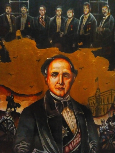 Imagen 2 de 10 de Cuadro Manuel Felipe Tovar Historia Venezuela Guerra Federal