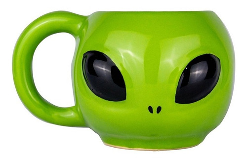 Caneca 3d Alien Et Enfeite Cerâmica Decoração Presente 300ml